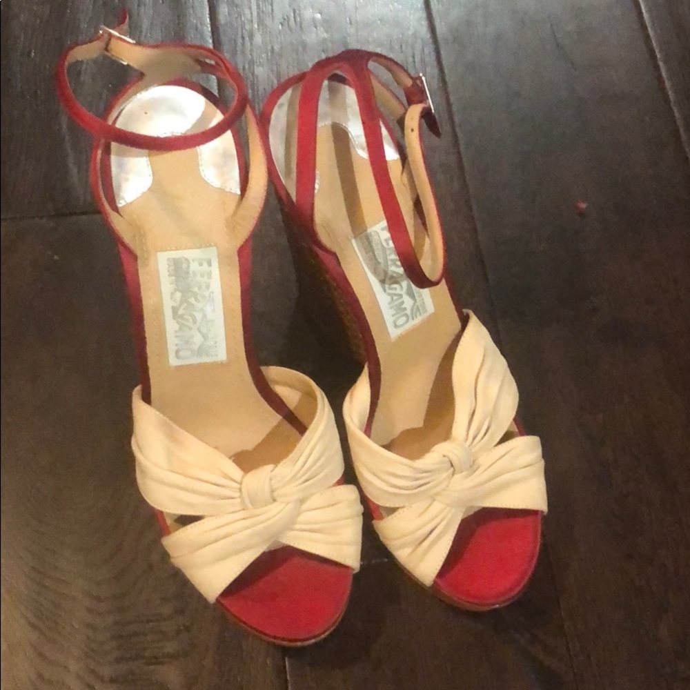 Ferragamo wedge sandals